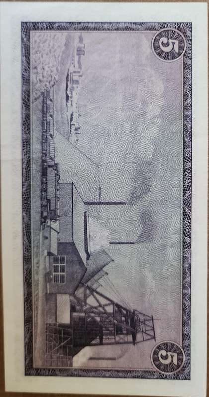 R5 3rd ISSUE 1975 ~ Five Rand Prefix ~ F273 723419