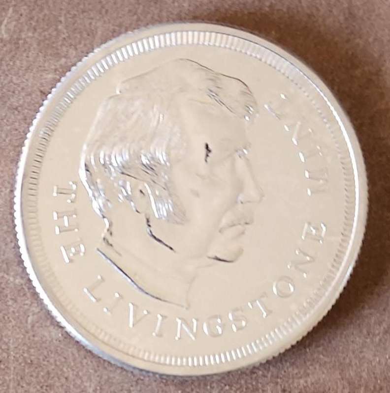 1975 LIVINGSTONE MINT Rhodesian Bullion 1 oz Fine Silver Coin