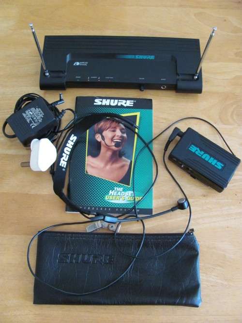 Shure Wireless Diversity Headset Microphone / Transmitter / Receiver