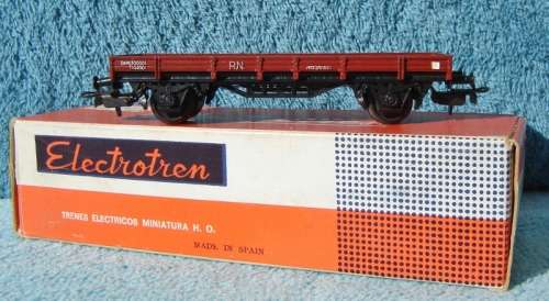 Electrotren HO Gauge Rare Vintage Flat Wagon No. 1000
