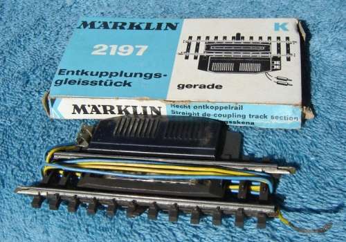 Marklin HO gauge K-Track Electric Uncoupling Point No. 2197