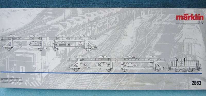Marklin HO gauge "VW Auto" Car Transporter No. 2863