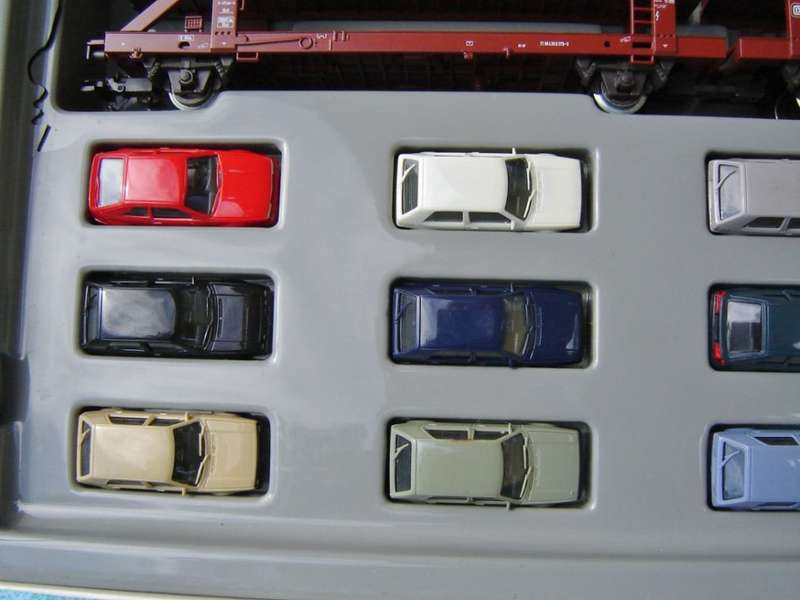 Marklin HO gauge "VW Auto" Car Transporter No. 2863