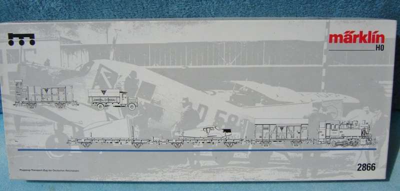 Marklin HO gauge Airplane Transport Train Set No. 2866