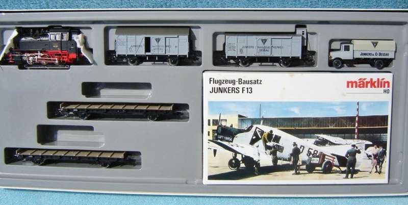 Marklin HO gauge Airplane Transport Train Set No. 2866