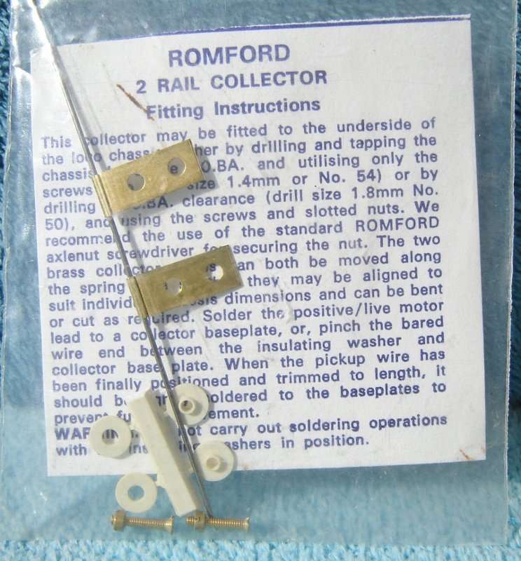 Romford HO gauge 2 Rail Collector