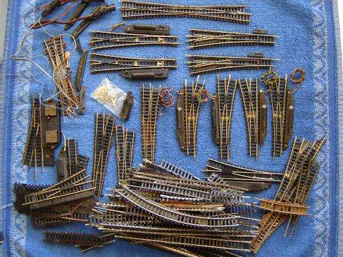 N gauge points and track - job lot