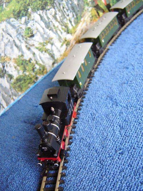 Minitrix N gauge old timer set