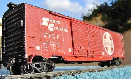 HO gauge Box wagon - Santa Fe