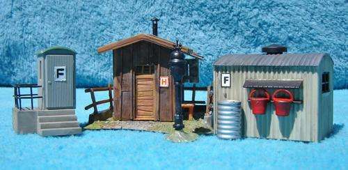HO gauge Railway shacks