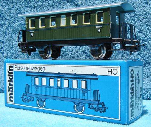 Marklin HO gauge Old time Passenger coach