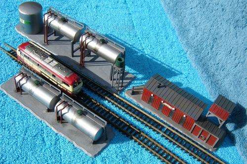 N gauge Diesel and Sand Depot