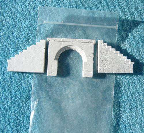 HO gauge Unpainted Plaster Cast Portal Culvert