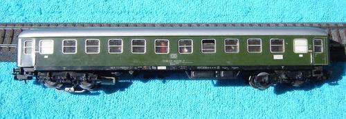 Marklin HO gauge 2nd Class Passenger Coach with interior lighting and figures