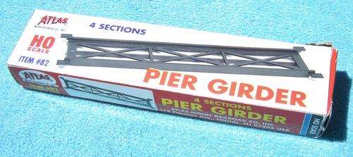 Atlas HO gauge 4 Sections Pier Girder