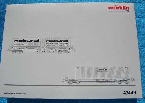 Marklin HO gauge Container Set No. 47449