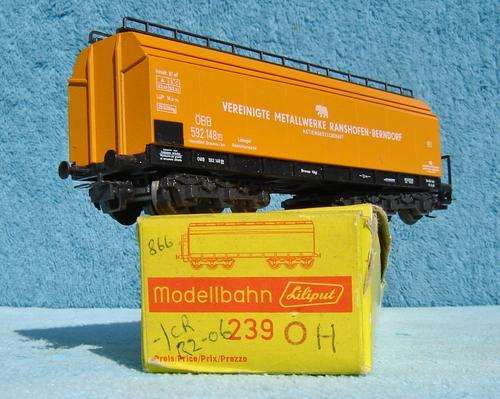 Liliput HO gauge Aluminium Oxide Wagon