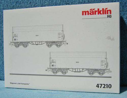 Marklin HO gauge Four axled Coil Transporter No. 47210