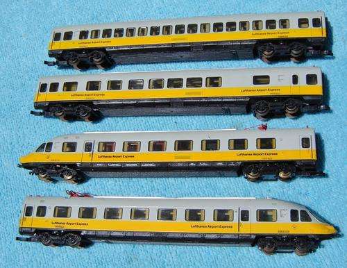Lima (Minitrain) N gauge Lufthansa Airport Express Electric Train Set