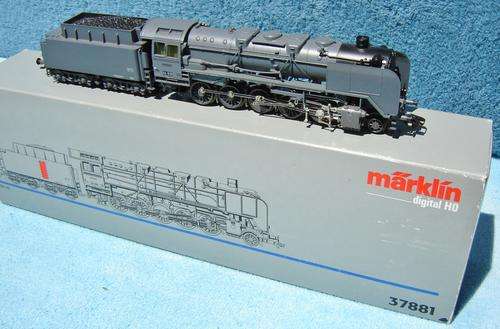 Marklin HO gauge BR44 Grey Steam Locomotive No. 37881 - Digital - Limited Edition