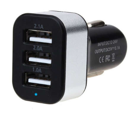 3 Port USB Car Charger
