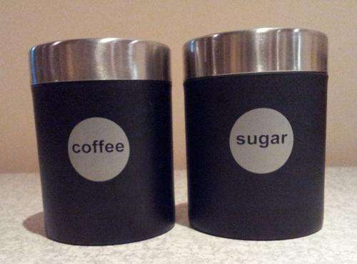SUGAR/COFFEE CANNISTERS