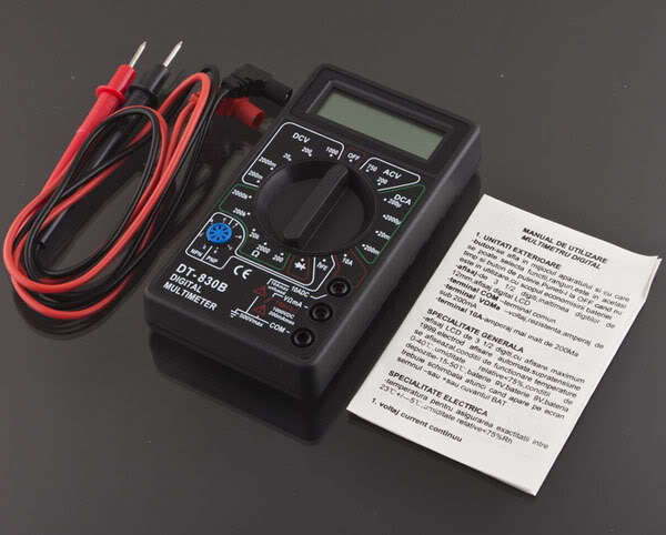 Multimeter Digital Voltmeter AC DC Ohm Volt Tester (IN STOCK)