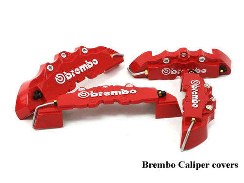 Universal Aftermarket Brembo Caliper Covers 4Pcs RED