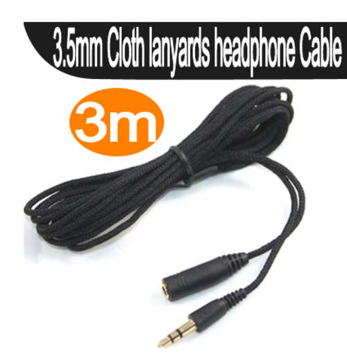 3 METRE 3.5mm headphone audio extension cable (IN STOCK)