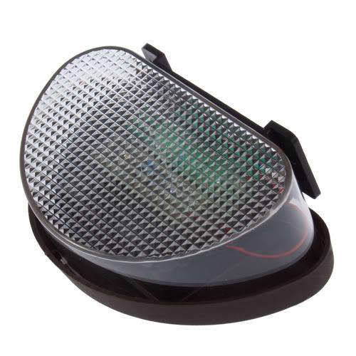 1PC Powered Led Solar Fence Light, Solar Panel Garden Wall Light Lamp