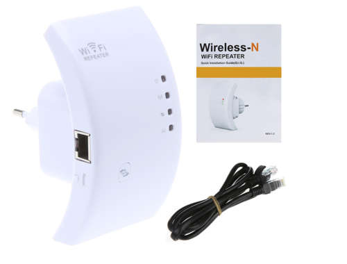 Wireless-N Wifi Repeater 802.11N/B/G Network Router Range Expander 300M 2dBi Antennas Signal Booster