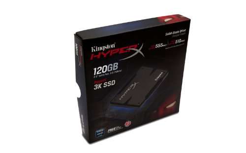 Kingston HyperX 3K 120 GB SATA III 2.5-Inch 6.0 Gb/s Solid State Drive
