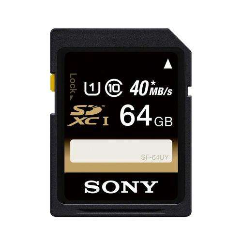 Sony 64GB SDXC Class 10 UHS-1 R40 Memory Card