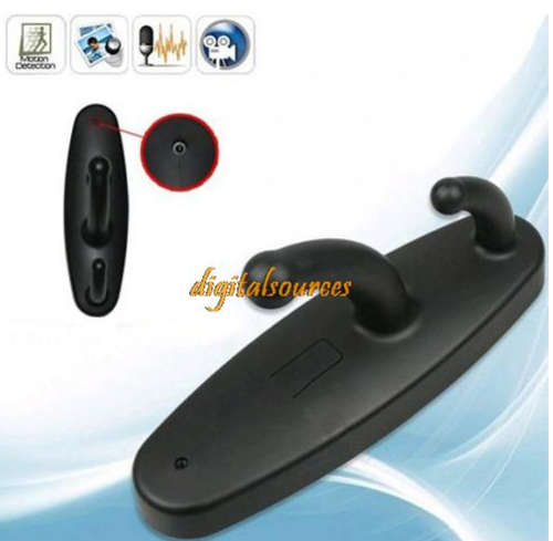 1280*960 Clothes Hook Motion Detection Hidden Camera
