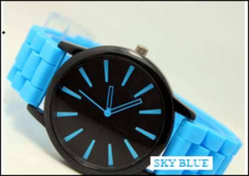 GENECA SILCONE UNISEX WATCHES (COLOURS TO CHOOSE FROM)