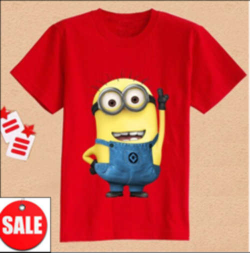 KIDS DESPICABLE ME PRINTED T-SHIRTS