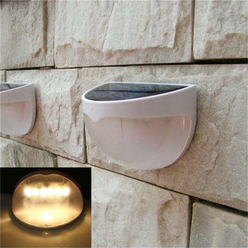 Solar Power Panel 6 LED Light Pathway Lamp