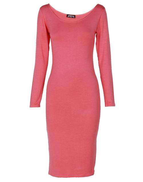 Pink Midi Dress