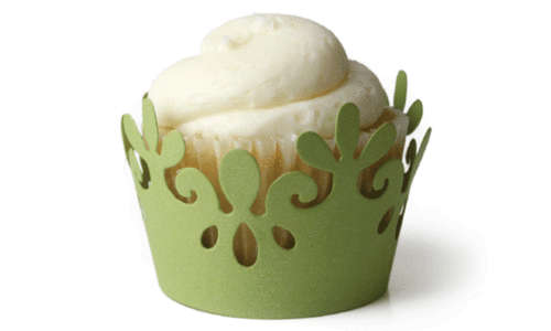 Lifestyle Crafts - QuicKutz - Cutting Dies - Botanical Cupcake wrapper