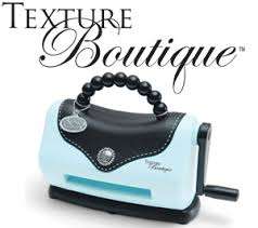 Special: Sizzix - Texture Boutique - Embossing Machine + 3 FREE Folders