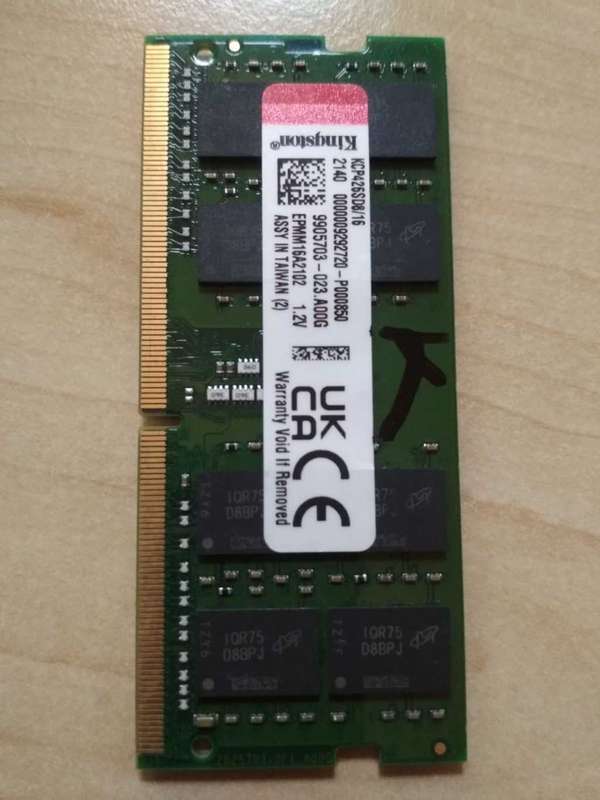 Kingston KCP426SD8/16 16GB DDR4 2666Mhz Non ECC Memory RAM SODIMM