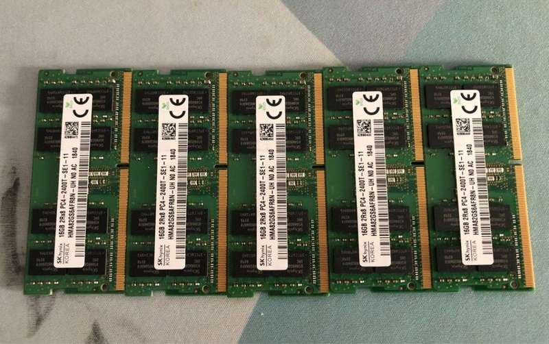 Micron MTA16ATF2G64HZ-2G3E1 16GB PC4 2400T 2Rx8 OEM SO-DIMM Laptop Memory