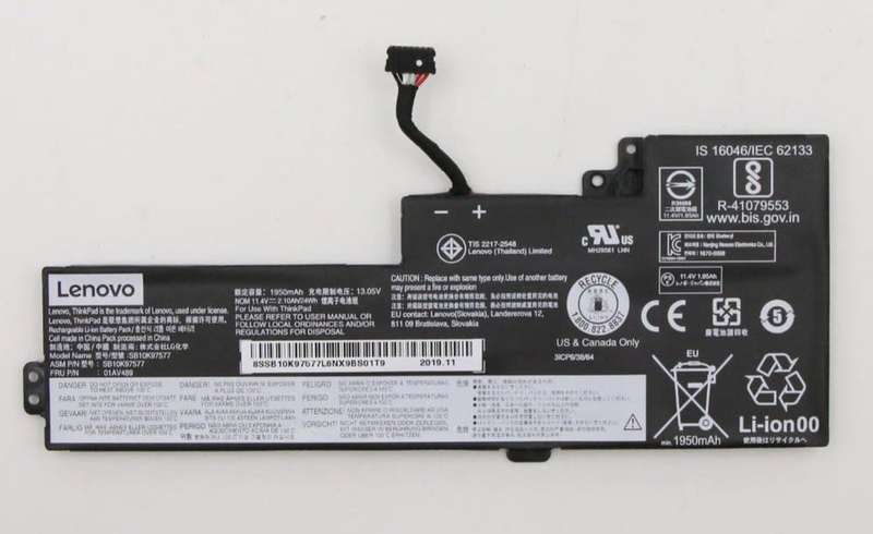 Lenovo ThinkPad A475/T25/T460/T470/T480/T570 Laptop Internal Battery