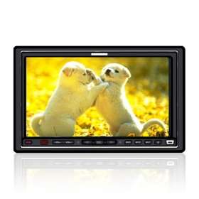 7-inch Touch Screen 2 Din In-Dash Car DVD Player Built-in GPS Function Dual Zone