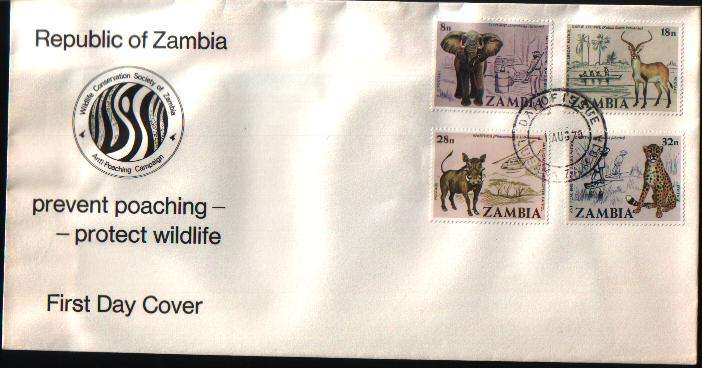 ZAMBIA 1978 PREVENT POUCHING S.G 275-278