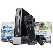 Nintendo Wii (black) - Good as New!