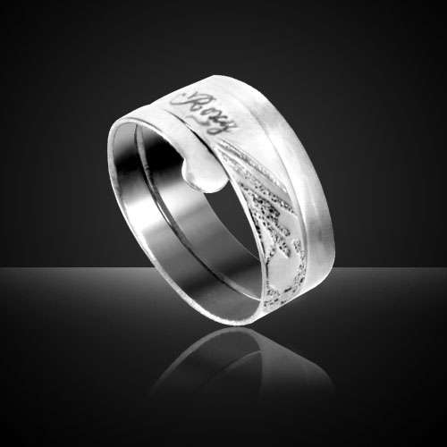 Stainless Steel Ring (Victorian) with Free Engraving