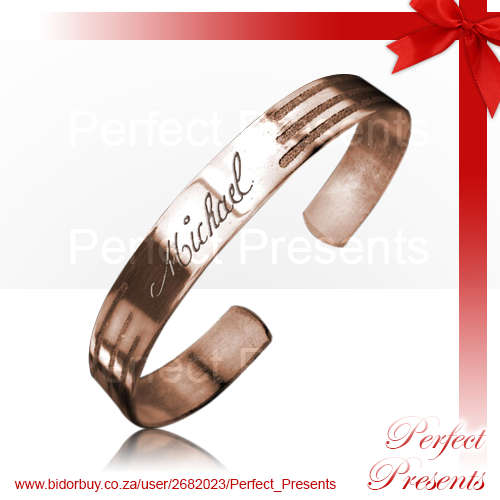 Copper Cuff Bracelet with Free Engraving