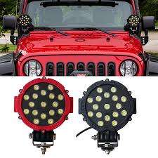 51W Heavy Duty LED Spotlight For All 4X4 And SUV