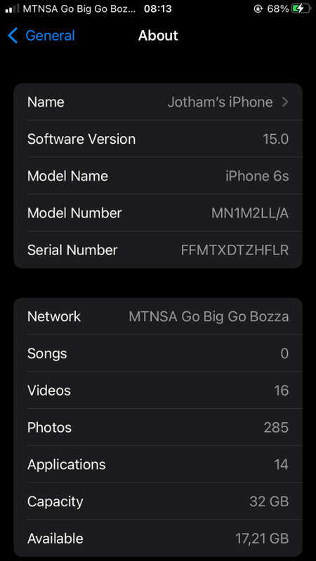 iPhone 6s